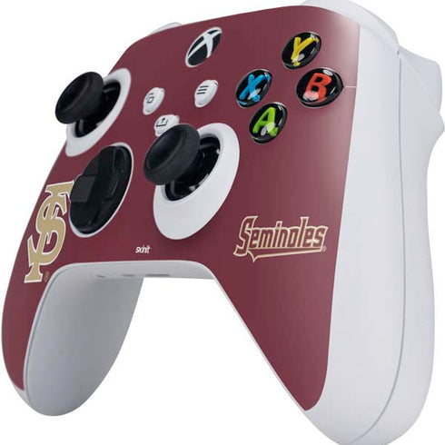 Florida State FSU Seminoles Initials Xbox Series S Controller Skin